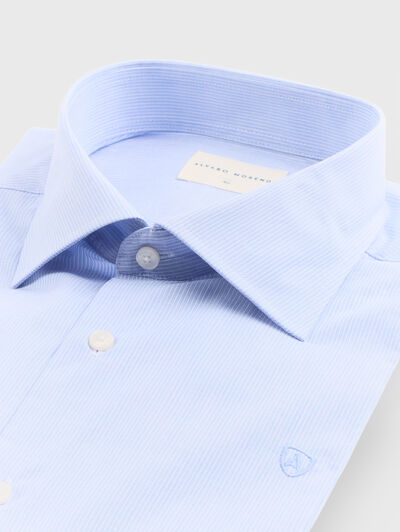 CAMISA POPELIN MISTER AZUL